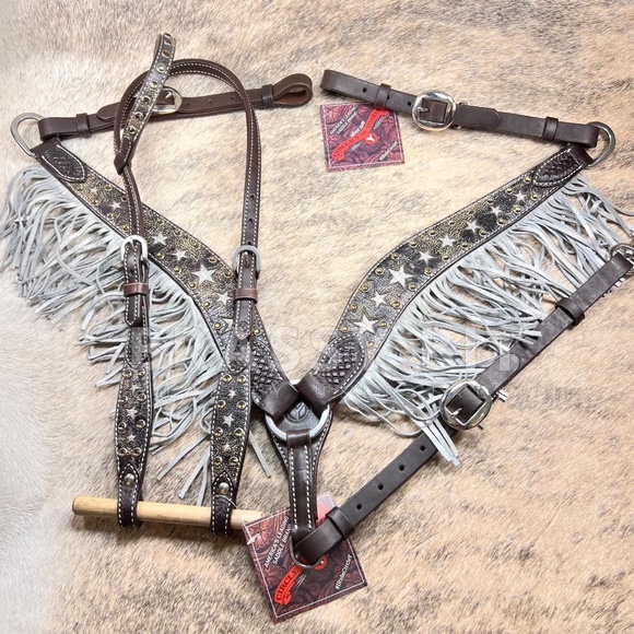 Circle Y Other - Circle Y Fringe & Bling Tack Set